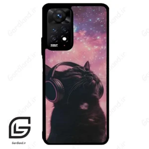 قاب گوشی شیائومی ردمی نوت 11 پرو (Redmi Note 11 Pro ) طرح گربه کد 2641