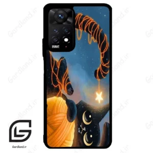 قاب گوشی شیائومی ردمی نوت 11 پرو (Redmi Note 11 Pro ) طرح گربه کد 2654
