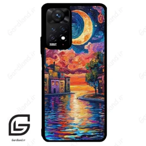 قاب گوشی شیائومی ردمی نوت 11 پرو (Redmi Note 11 Pro ) طرح ماه کد 2699