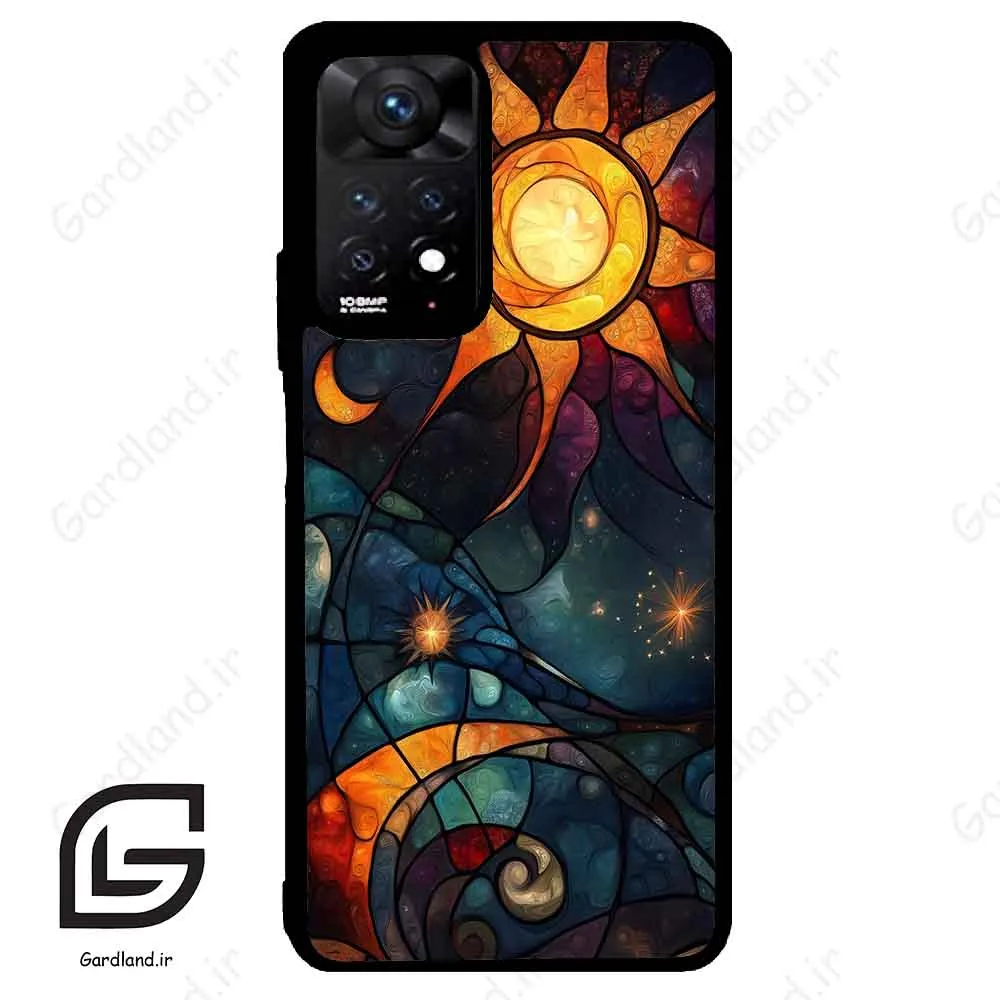 قاب گوشی شیائومی ردمی نوت 11 پرو (Redmi Note 11 Pro ) طرح خورشید کد 2707