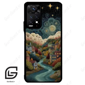 قاب گوشی شیائومی ردمی نوت 11 پرو (Redmi Note 11 Pro ) طرح دهکده کد 2736