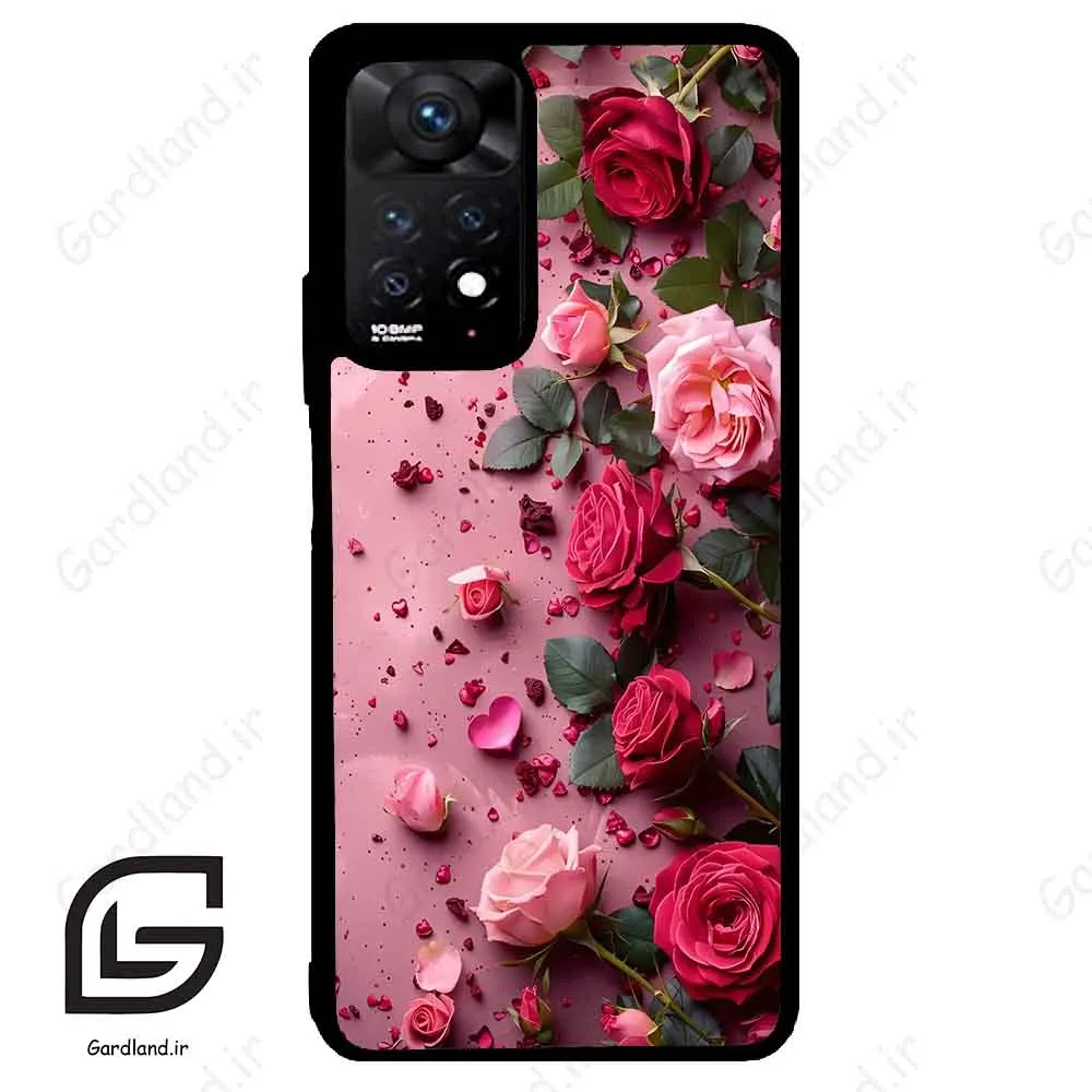قاب گوشی شیائومی ردمی نوت 11 پرو (Redmi Note 11 Pro ) طرح رز کد 2744