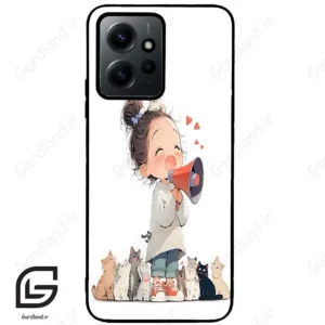 قاب گوشی شیائومی ردمی نوت 12 (Redmi Note 12 4g ) طرح دخترانه کد 2027