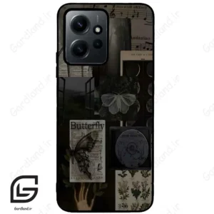 قاب گوشی شیائومی ردمی نوت 12 (Redmi Note 12 4g ) طرح پروانه کد 2096