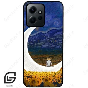 قاب گوشی شیائومی ردمی نوت 12 (Redmi Note 12 4g ) طرح ماه کد 2125