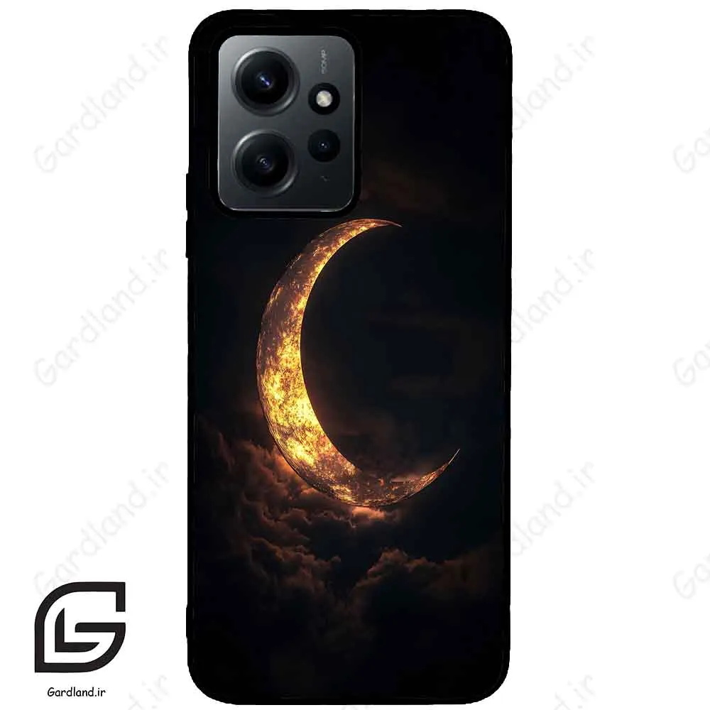 قاب گوشی شیائومی ردمی نوت 12 (Redmi Note 12 4g ) طرح ماه کد 2127