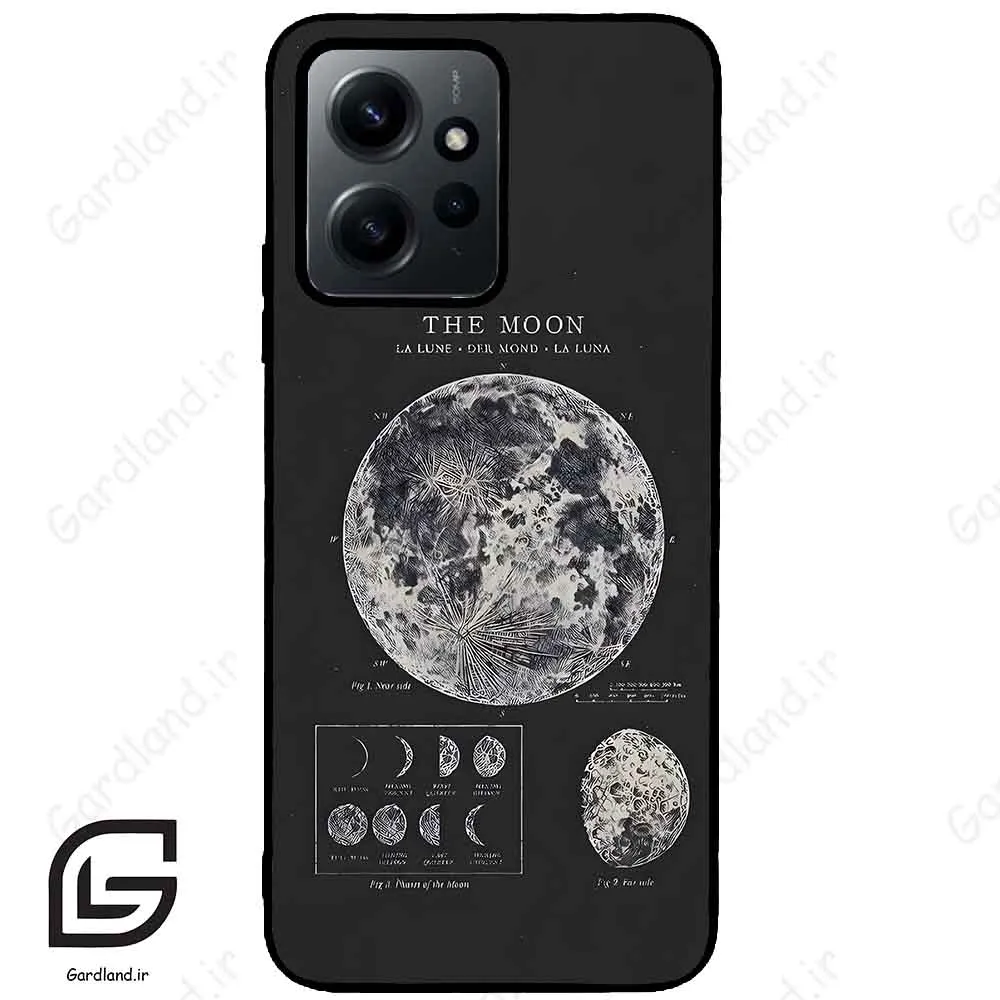 قاب گوشی شیائومی ردمی نوت 12 (Redmi Note 12 4g ) طرح ماه کد 2175