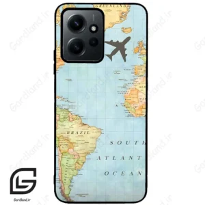 قاب گوشی شیائومی ردمی نوت 12 (Redmi Note 12 4g ) طرح نقشه کد 2243