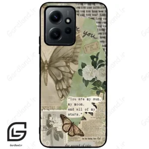 قاب گوشی شیائومی ردمی نوت 12 (Redmi Note 12 4g ) طرح پروانه کد 2244