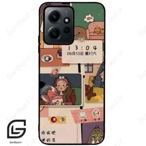قاب گوشی شیائومی ردمی نوت 12 (Redmi Note 12 4g ) طرح دخترانه کد 2254
