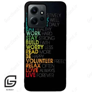 قاب گوشی شیائومی ردمی نوت 12 (Redmi Note 12 4g ) طرح متن کد 2332