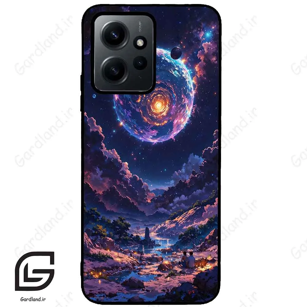 قاب گوشی شیائومی ردمی نوت 12 (Redmi Note 12 4g ) طرح ماه کد 2344