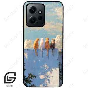 قاب گوشی شیائومی ردمی نوت 12 (Redmi Note 12 4g ) طرح گربه کد 2367