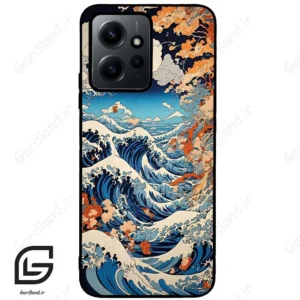 قاب گوشی شیائومی ردمی نوت 12 (Redmi Note 12 4g ) طرح موج کد 2418