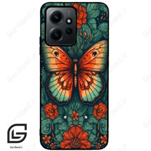 قاب گوشی شیائومی ردمی نوت 12 (Redmi Note 12 4g ) طرح پروانه کد 2421