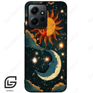 قاب گوشی شیائومی ردمی نوت 12 (Redmi Note 12 4g ) طرح ماه کد 2474