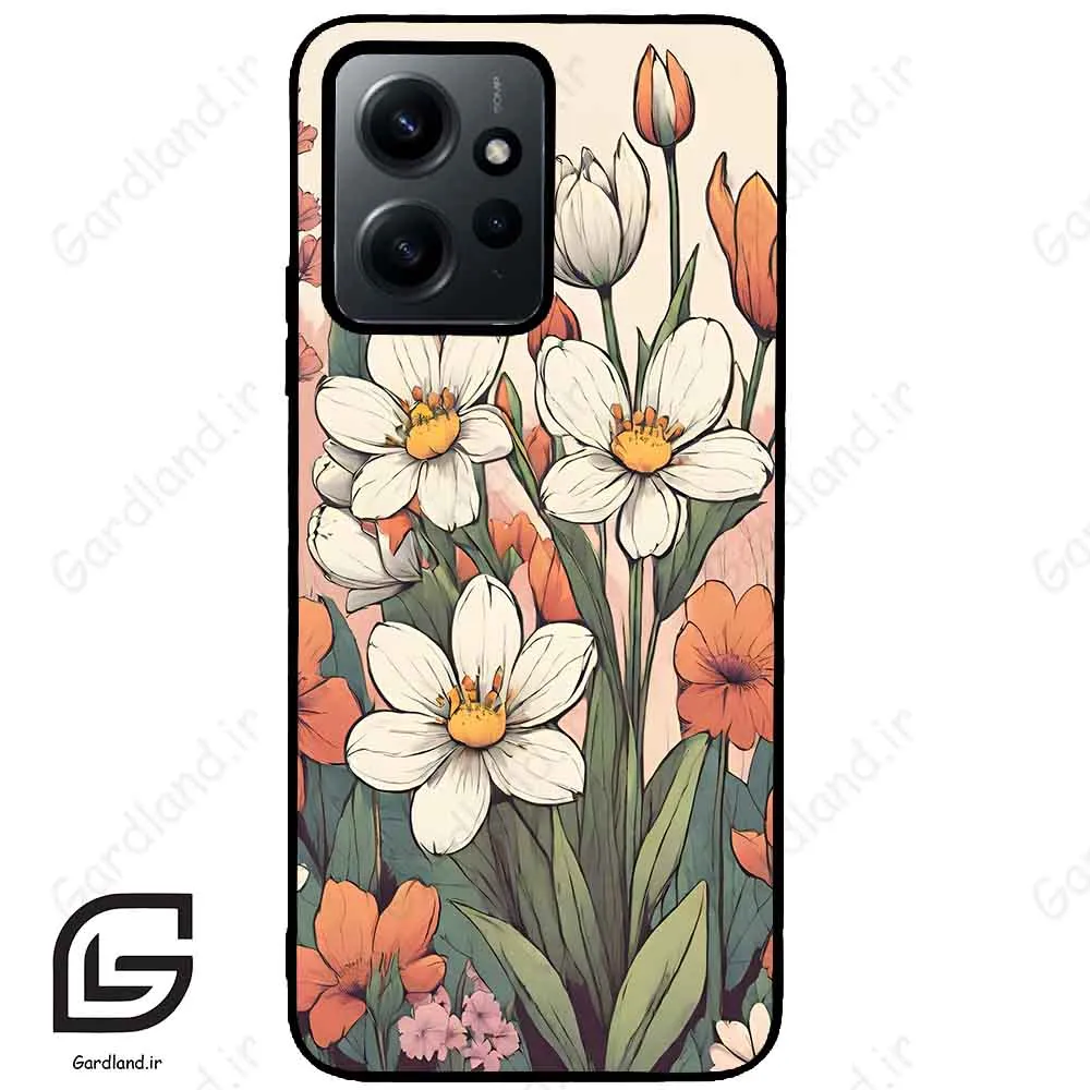 قاب گوشی شیائومی ردمی نوت 12 (Redmi Note 12 4g ) طرح گل کد 2475