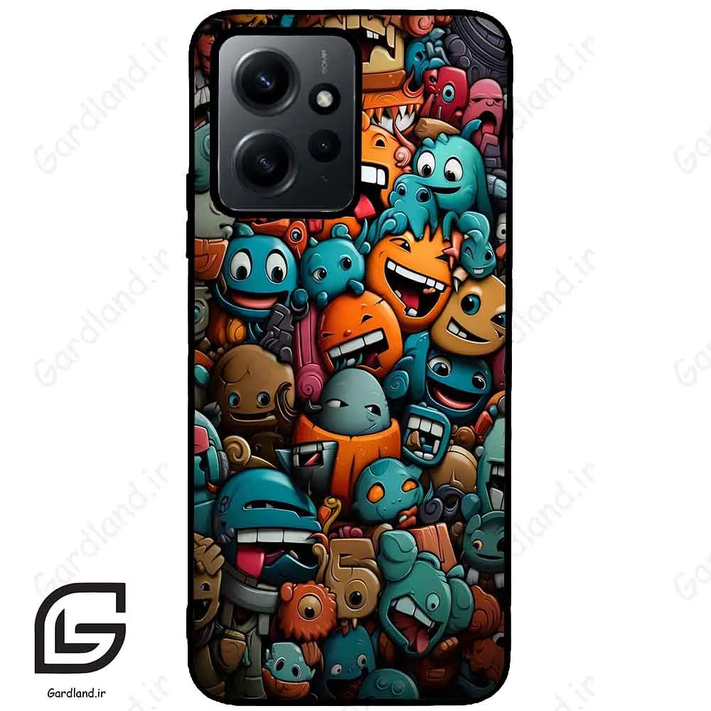 قاب گوشی شیائومی ردمی نوت 12 (Redmi Note 12 4g ) طرح استیکر کد 2478