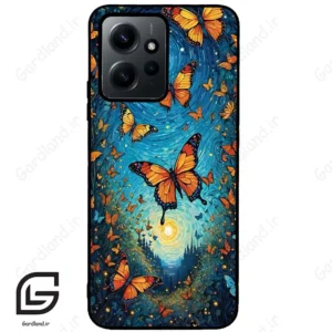 قاب گوشی شیائومی ردمی نوت 12 (Redmi Note 12 4g ) طرح پروانه کد 2479