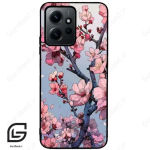 قاب گوشی شیائومی ردمی نوت 12 (Redmi Note 12 4g ) طرح شکوفه کد 2481