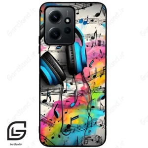 قاب گوشی شیائومی ردمی نوت 12 (Redmi Note 12 4g ) طرح موسیقی کد 2482