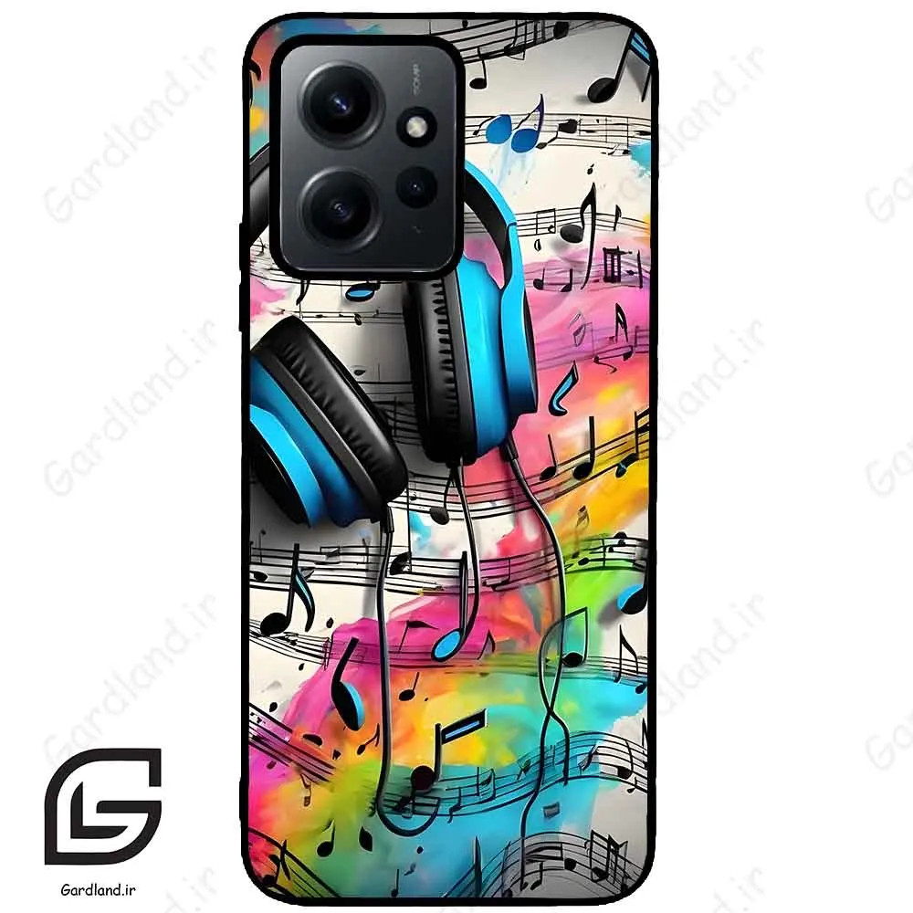 قاب گوشی شیائومی ردمی نوت 12 (Redmi Note 12 4g ) طرح موسیقی کد 2482