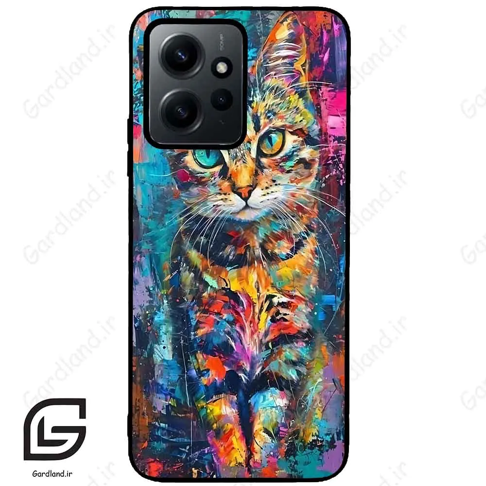 قاب گوشی شیائومی ردمی نوت 12 (Redmi Note 12 4g ) طرح گربه کد 2488