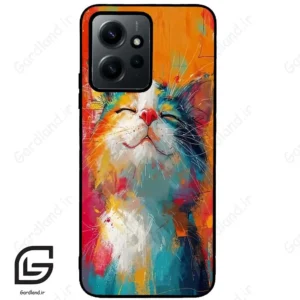 قاب گوشی شیائومی ردمی نوت 12 (Redmi Note 12 4g ) طرح گربه کد 2489