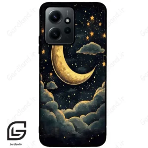 قاب گوشی شیائومی ردمی نوت 12 (Redmi Note 12 4g ) طرح ماه کد 2547