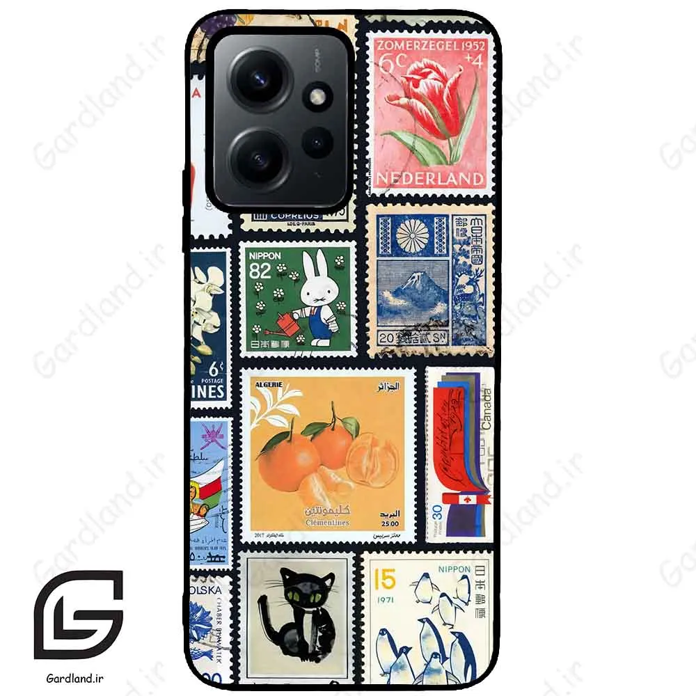 قاب گوشی شیائومی ردمی نوت 12 (Redmi Note 12 4g ) طرح تمبر کد 2603