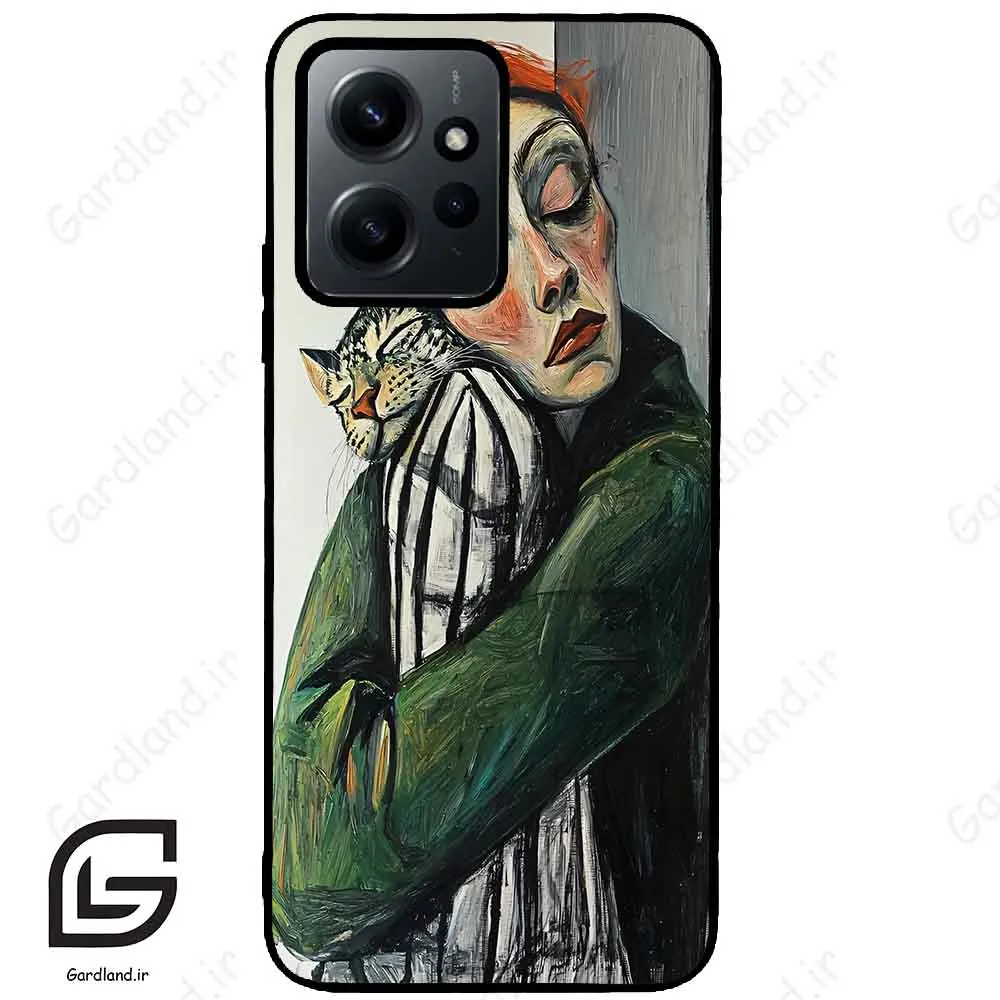 قاب گوشی شیائومی ردمی نوت 12 (Redmi Note 12 4g ) طرح گربه کد 2709