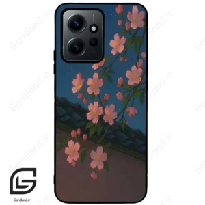 قاب گوشی شیائومی ردمی نوت 12 (Redmi Note 12 4g ) طرح شکوفه کد 2737