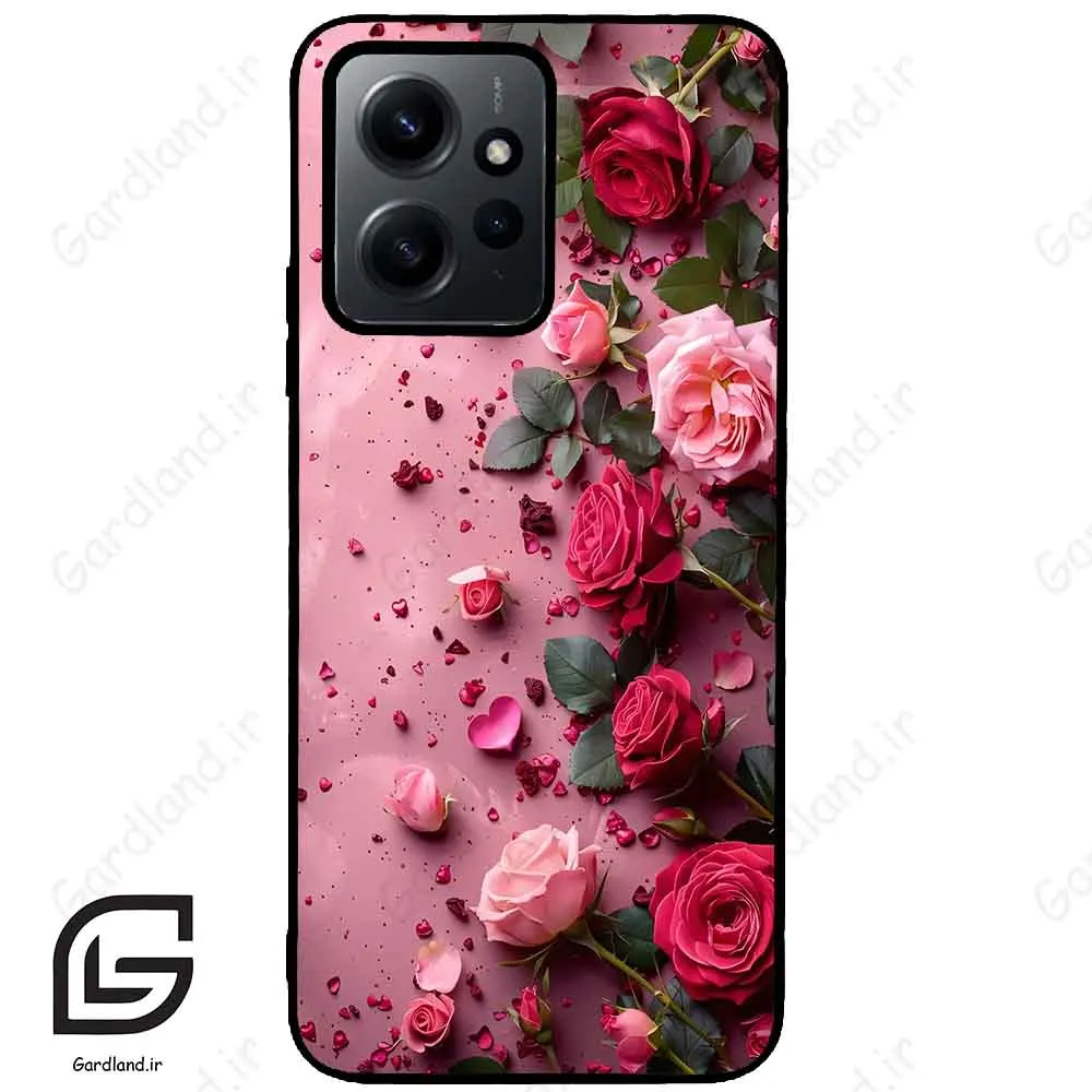قاب گوشی شیائومی ردمی نوت 12 (Redmi Note 12 4g ) طرح رز کد 2744