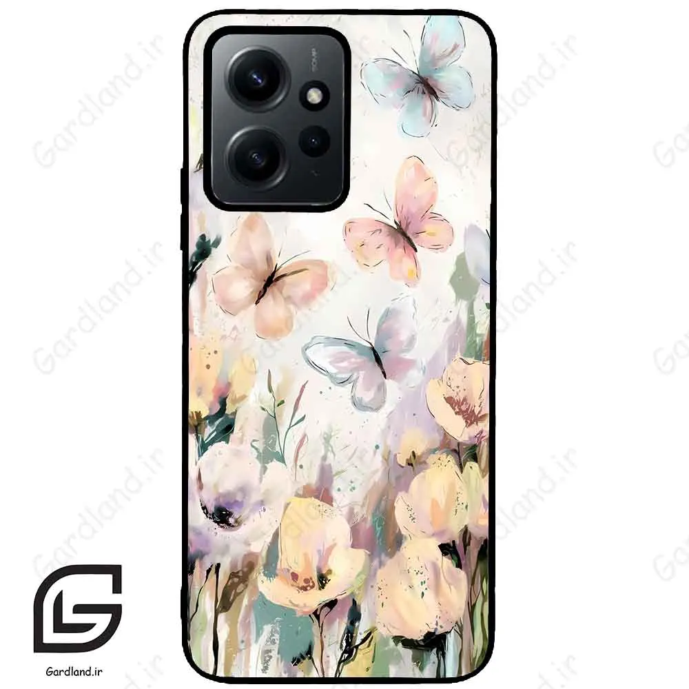 قاب گوشی شیائومی ردمی نوت 12 (Redmi Note 12 4g ) طرح پروانه کد 2803