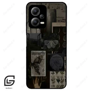 قاب گوشی شیائومی ردمی نوت 12 (Redmi Note 12 5g ) طرح پروانه کد 2096