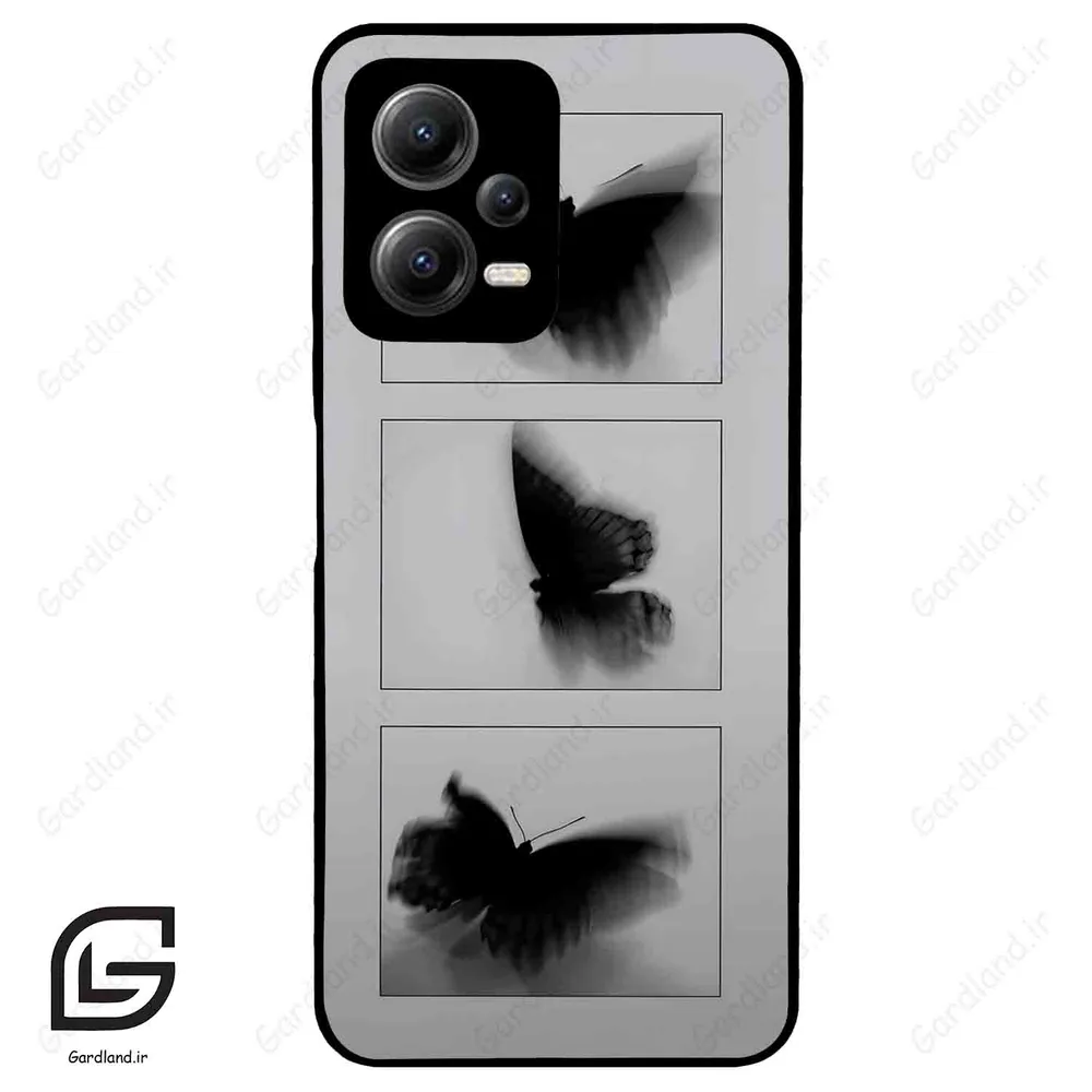 قاب گوشی شیائومی ردمی نوت 12 (Redmi Note 12 5g ) طرح پروانه کد 2103