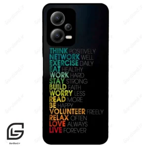 قاب گوشی شیائومی ردمی نوت 12 (Redmi Note 12 5g ) طرح متن کد 2332