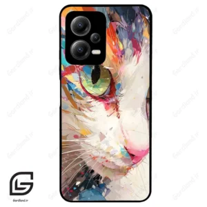 قاب گوشی شیائومی ردمی نوت 12 (Redmi Note 12 5g ) طرح گربه کد 2437