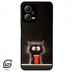 قاب گوشی شیائومی ردمی نوت 12 (Redmi Note 12 5g ) طرح گربه کد 2580