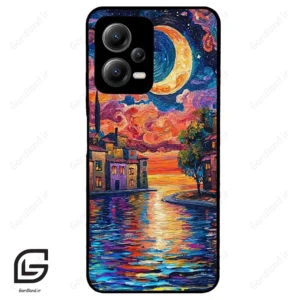 قاب گوشی شیائومی ردمی نوت 12 (Redmi Note 12 5g ) طرح ماه کد 2699