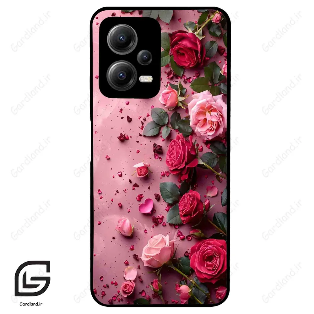 قاب گوشی شیائومی ردمی نوت 12 (Redmi Note 12 5g ) طرح رز کد 2744