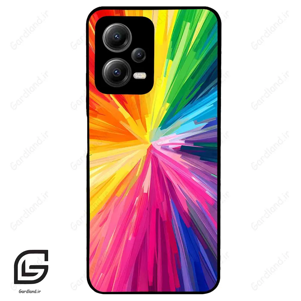 قاب گوشی شیائومی ردمی نوت 12 (Redmi Note 12 5g ) طرح رنگارنگ کد 2877