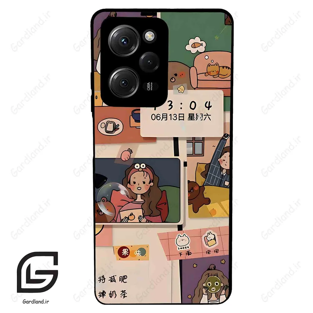 قاب گوشی شیائومی ردمی نوت 12 پرو (Redmi Note 12 Pro 4g ) طرح دخترانه کد 2254