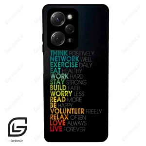 قاب گوشی شیائومی ردمی نوت 12 پرو (Redmi Note 12 Pro 4g ) طرح متن کد 2332