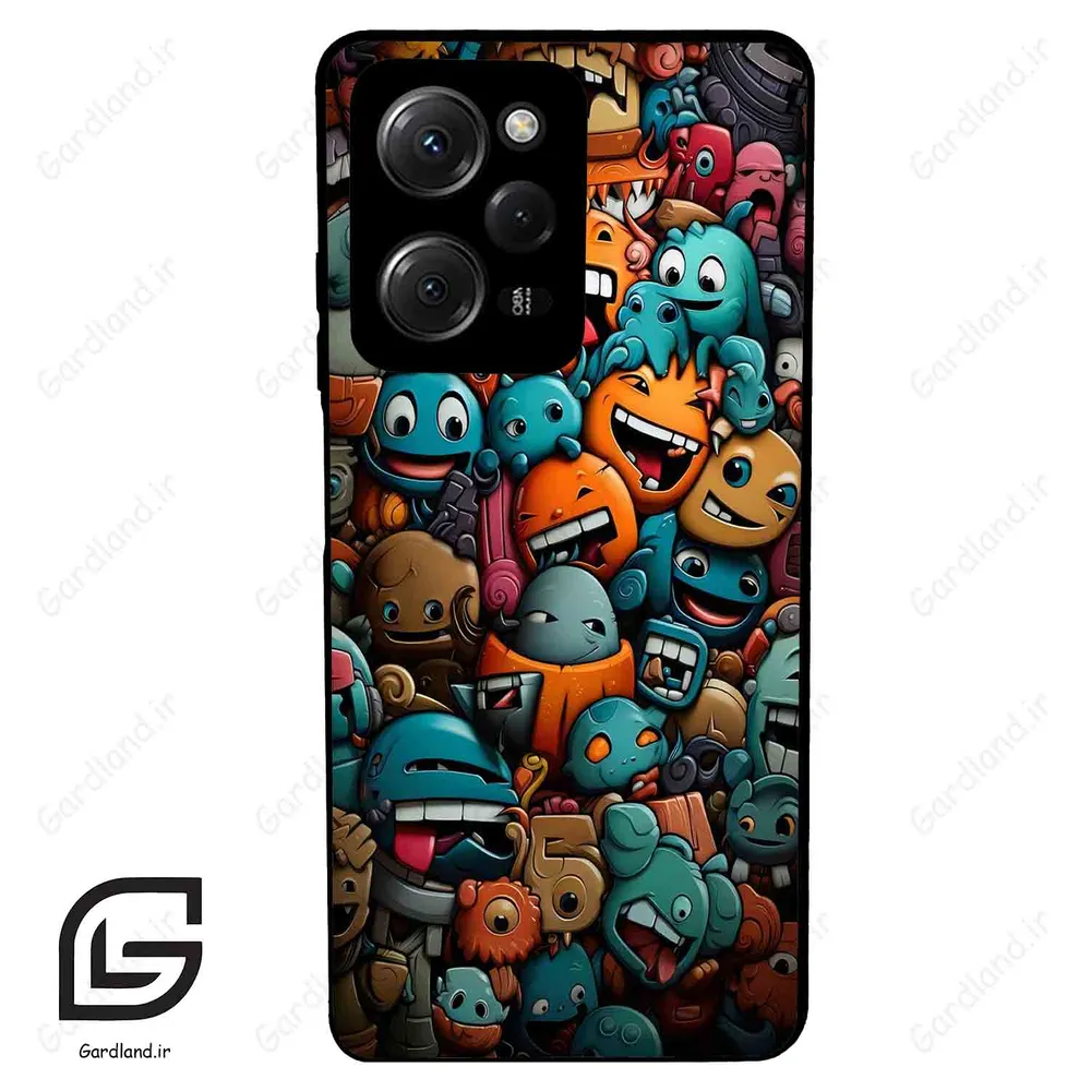 قاب گوشی شیائومی ردمی نوت 12 پرو (Redmi Note 12 Pro 4g ) طرح استیکر کد 2478