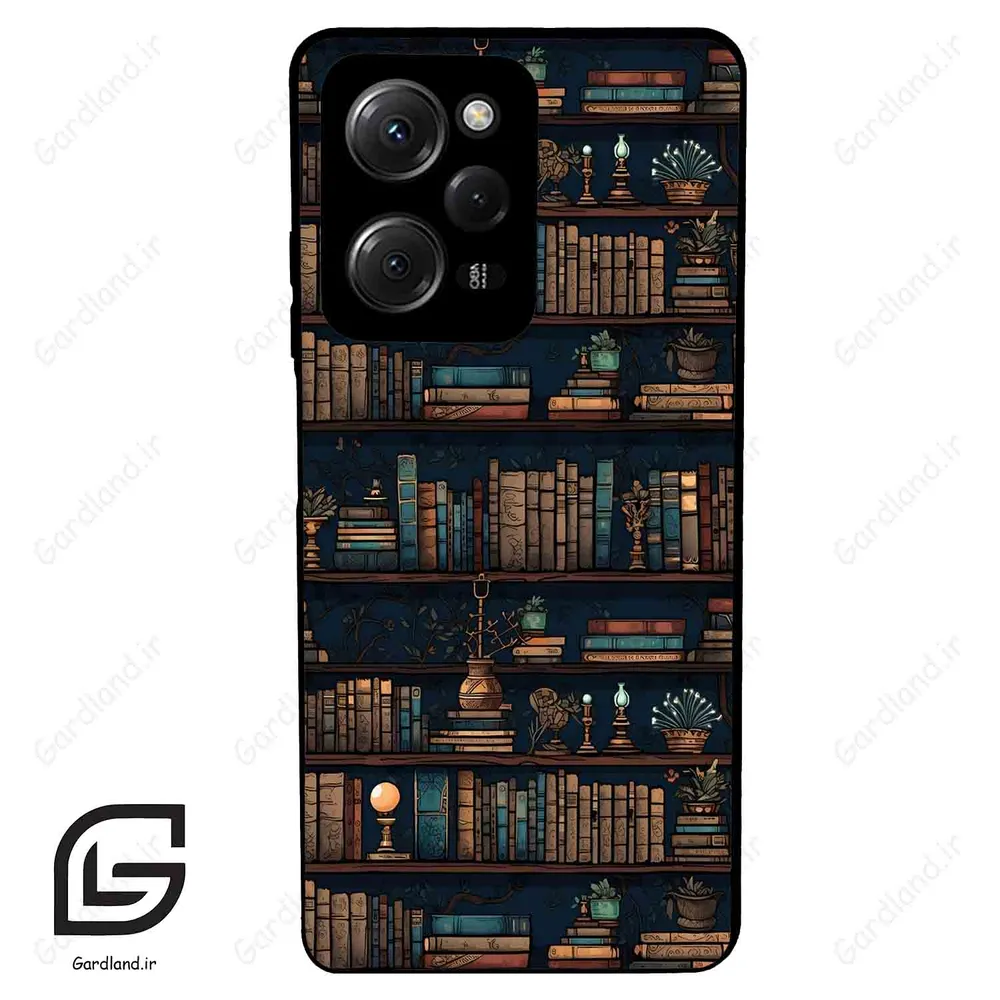 قاب گوشی شیائومی ردمی نوت 12 پرو (Redmi Note 12 Pro 4g ) طرح کتابخانه کد 2536