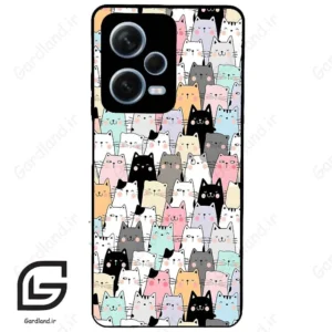 قاب گوشی شیائومی ردمی نوت 12 پرو (Redmi Note 12 Pro 5g ) طرح گربه کد 2019