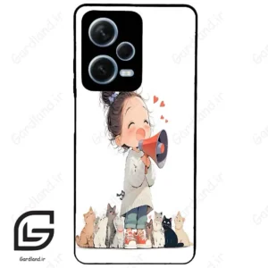 قاب گوشی شیائومی ردمی نوت 12 پرو (Redmi Note 12 Pro 5g ) طرح دخترانه کد 2027