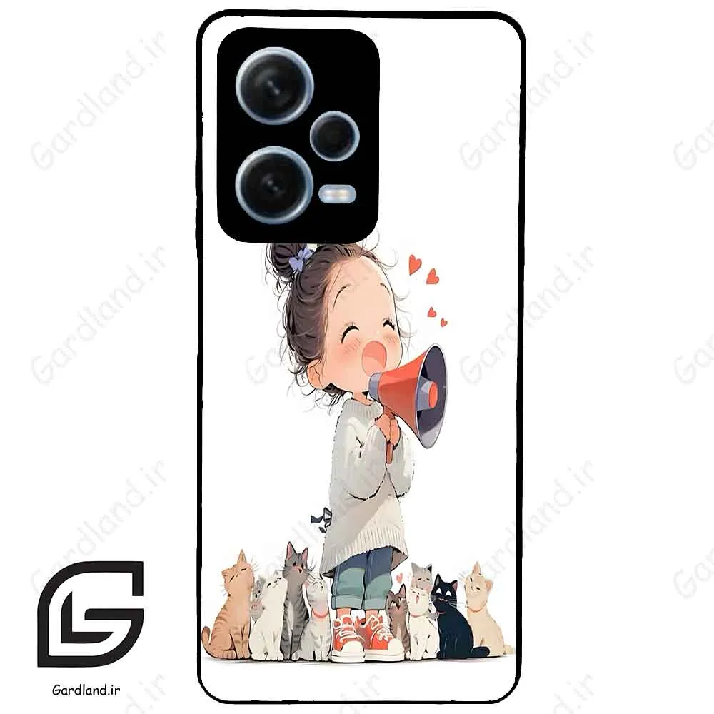 قاب گوشی شیائومی ردمی نوت 12 پرو (Redmi Note 12 Pro 5g ) طرح دخترانه کد 2027