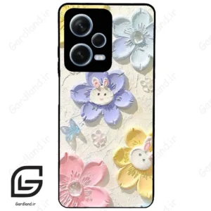 قاب گوشی شیائومی ردمی نوت 12 پرو (Redmi Note 12 Pro 5g ) طرح گل کد 2046